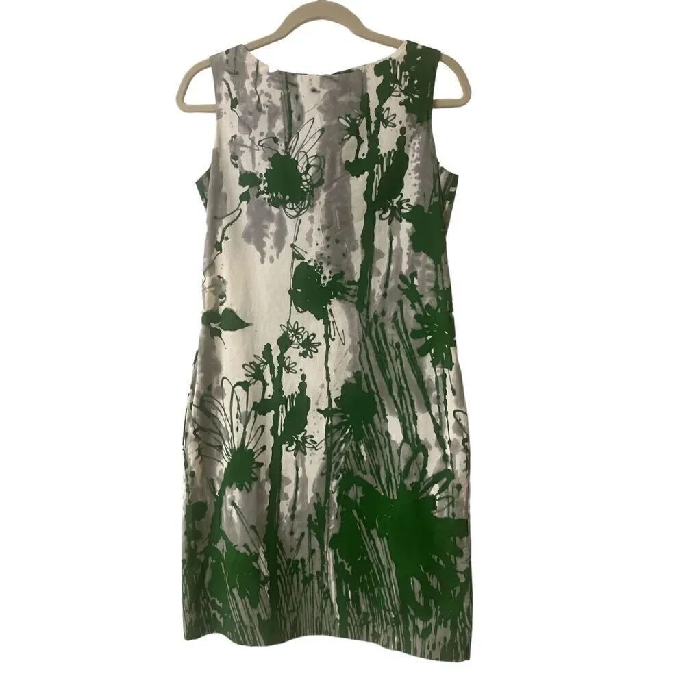 Piazza Sempione dress green and gray sz 42/6